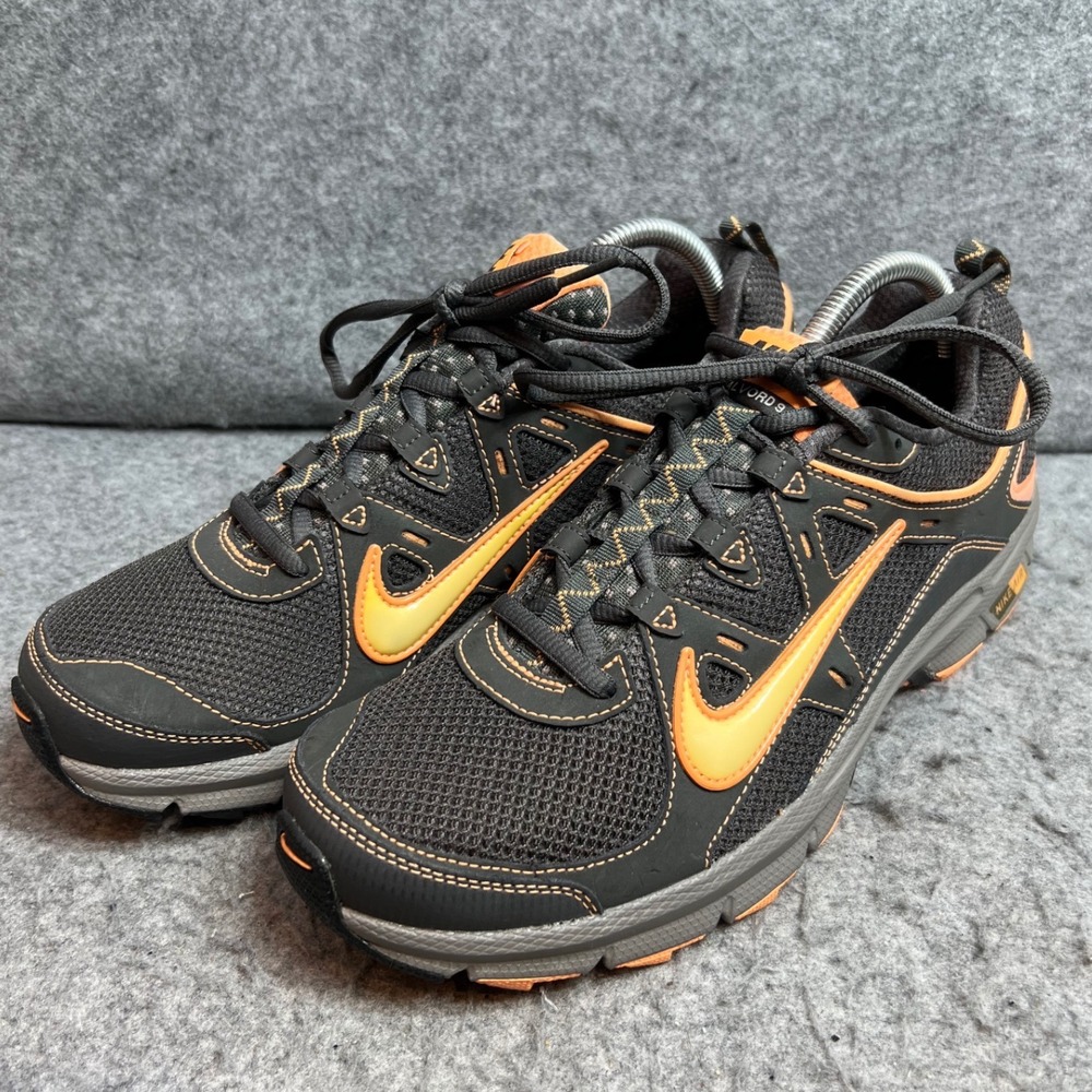 Nike Air Alvord 9 Trail Running Shoes Gray Orange 443847-005 Womens 11